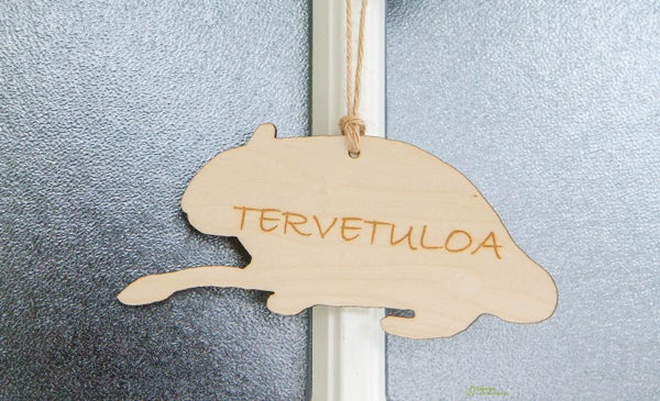 POISTUVA - Miisku Design ovikyltit