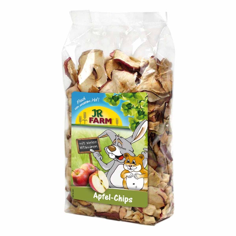 Kuivattuja omenalastuja 80 g pussissa.